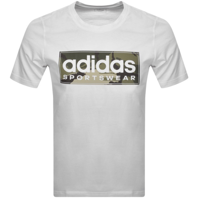 Adidas Originals Adidas Sportswear Logo T Shirt White