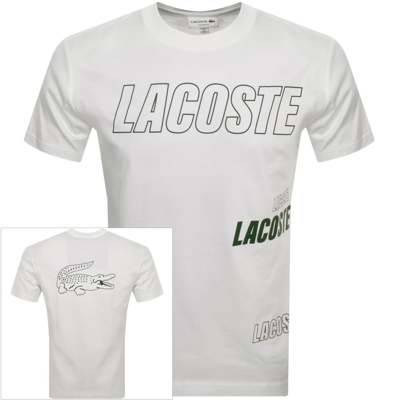 Lacoste Logo T Shirt White