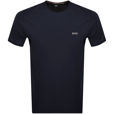 Boss Business Boss Logo T Shirt Navy