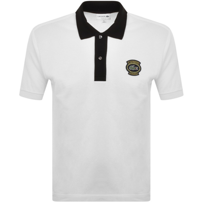 Lacoste Short Sleeved Polo T Shirt White