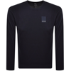 ARMANI EXCHANGE ARMANI EXCHANGE KNITTED PULLOVER NAVY