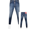 DSQUARED2 DSQUARED2 MID WASH COOL GUY JEANS BLUE