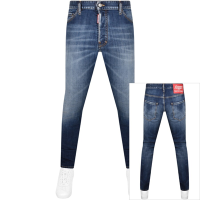 Dsquared2 Mid Wash Cool Guy Jeans Blue