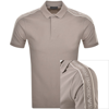 ARMANI COLLEZIONI EMPORIO ARMANI SHORT SLEEVED POLO T SHIRT GREY