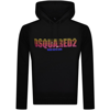 DSQUARED2 DSQUARED2 LOGO PULLOVER HOODIE BLACK
