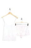 IN BLOOM BY JONQUIL IN BLOOM BY JONQUIL FRINGE HEM CAMI & SHORTS BRIDAL PAJAMAS