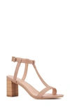 New York And Company Women's Livvy Block Heel Sandal In Nude