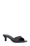 New York And Company Women's Gaia Kitten Heel Sandal In Black