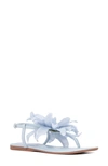 Shop New York And Company Flora Sandal In Pastel Blue