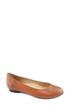 Marc Joseph New York Ferris Flat In Cognac Kid Napa
