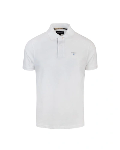 Barbour Polo Shirt In White