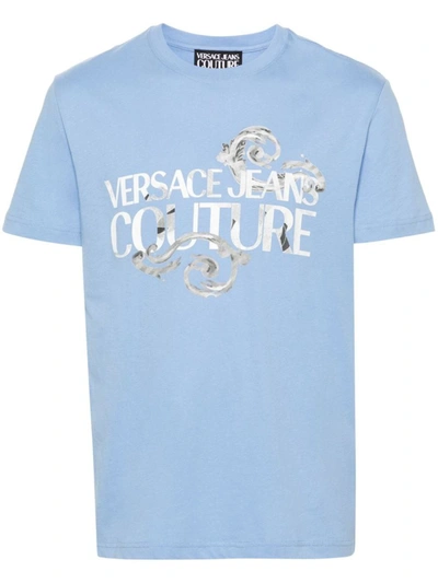 Versace Jeans Couture T-shirts And Polos Light Blue