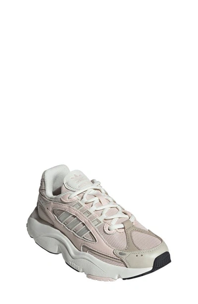 Adidas Originals Kids' Ozmillen Sneaker In Pink/white/beige