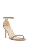 Stuart Weitzman Nakedcurve Ankle Strap Sandal In Fawn