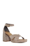 DONALD PLINER BLOCK HEEL SANDAL