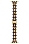 Kate Spade New York Scallop 16mm Apple Watch® Tortoiseshell Patterned Bracelet Watchband In Tortoise