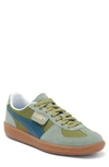 Puma Palermo Sneaker In Olive Green-eucalyptus-ocean