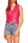 SUSANA MONACO SUSANA MONACO FAUX LEATHER VEST