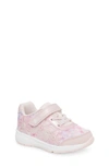 Stride Rite Lighted Glimmer Sneaker In Blush