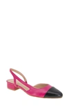 BCBGENERATION BCBG TILLIE SLINGBACK CAP TOE PUMP