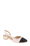 BCBGENERATION TILLIE SLINGBACK CAP TOE PUMP