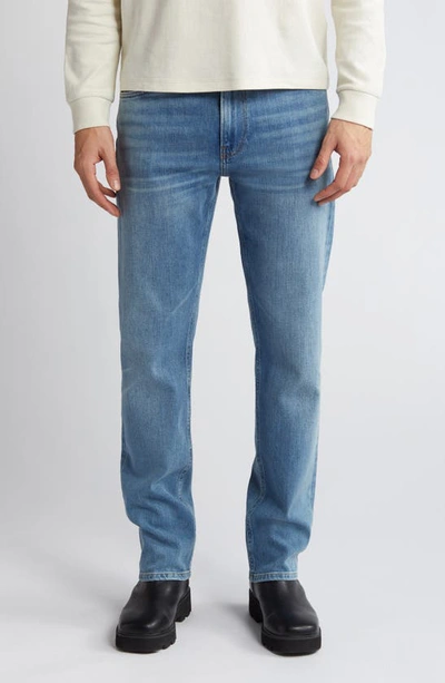 Frame Boyne Mid-rise Straight-leg Jeans In Blue