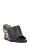 Vince Camuto Fayla Wedge Sandal In Black