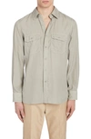 Tom Ford Shirts In Soft Grey