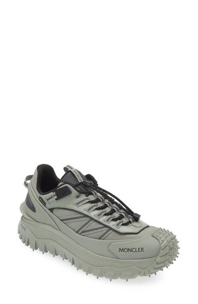 Moncler Trailgrip Waterproof Sneakers In Green