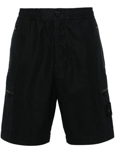 Stone Island Bermuda Comfort Ghost Shorts In V0029 Black