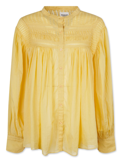 Isabel Marant Étoile Yellow Plalia Shirt