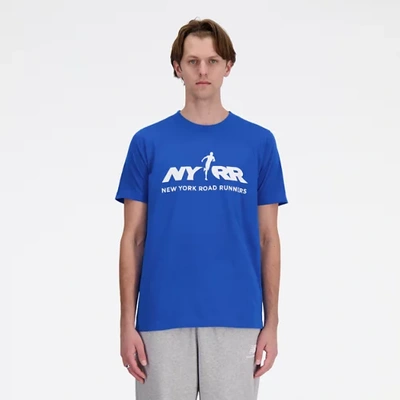 New Balance Men's Run For Life Graphic T-shirt In Blue
