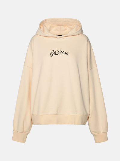 BARROW IVORY COTTON SWEATSHIRT