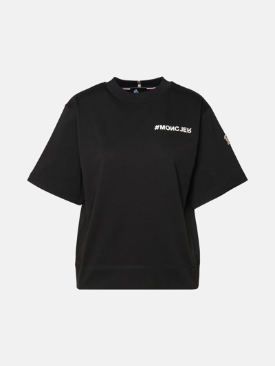 Moncler Kids' T-shirt Logo In Black
