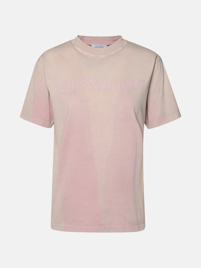 Off-white T-shirt Laundry In Liliac