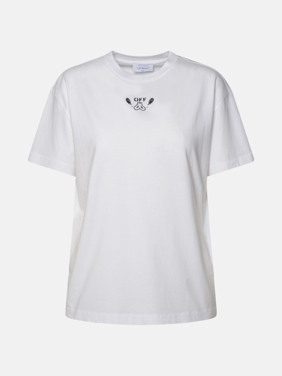 Off-white T-shirt Arrow Bandana In White