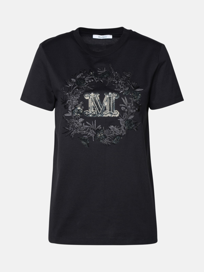 Max Mara Elmo T-shirt In Black