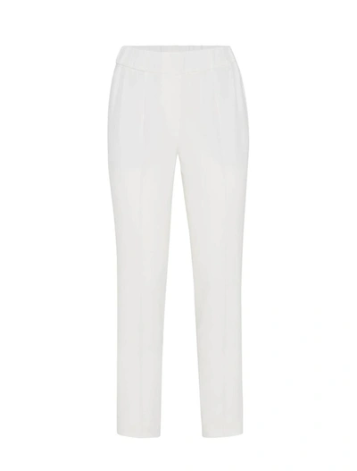 Brunello Cucinelli Trousers In Natural