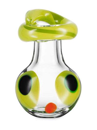 Kosta Boda What's Up?/nothing Much Decorative Accent By Frida Fjellman In Green