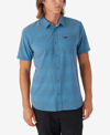 O'neill Seafaring Stripes Short Sleeve Button-up Shirt In Copen Blue