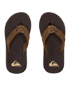Quiksilver Little Boys Carver Suede Sandals In Demitasse