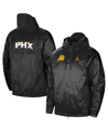Jordan Men's  Black Phoenix Suns Authentic Statement Edition Full-zip Windbreaker In Black
