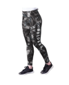 Msx By Michael Strahan Women's  Black Las Vegas Raiders Aubrey Tie-dye Leggings In Black