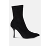 London Rag Tweeple Stiletto Boot With A Pointed Toe In Black
