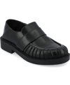Journee Collection Lakenn Crash Back Loafer In Black