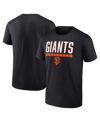 Fanatics Men's  Black San Francisco Giants Power Hit T-shirt In Black