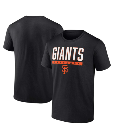 Fanatics Men's  Black San Francisco Giants Power Hit T-shirt