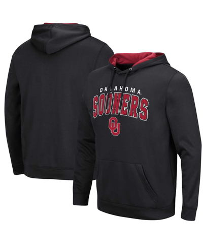 Colosseum Men's Oklahoma Sooners Resistance Pullover Hoodie In Black