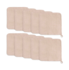 Comfy Cubs Muslin Washcloths, Pack Of 10 With Gift Box In Blush