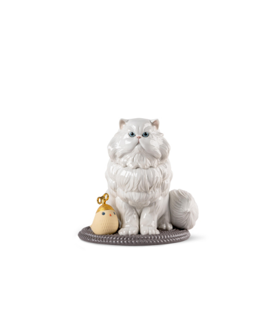 Lladrò Persian Cat Figurine In Multi